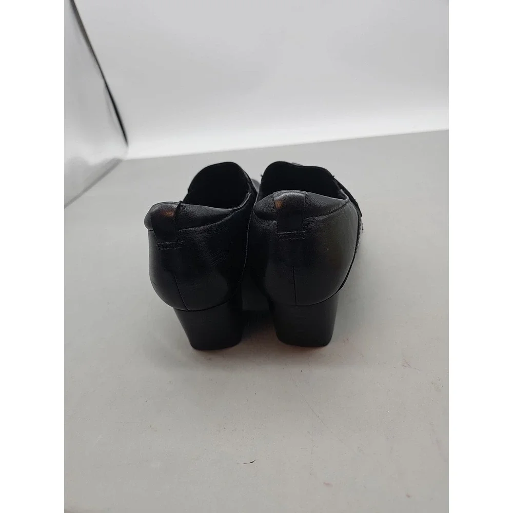 Womens‎ Clarks Rosalyn Nicole Black 7.5 D  Comfort Bootie  Block Heel